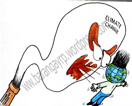 Political Cartoon: Haunting Climate